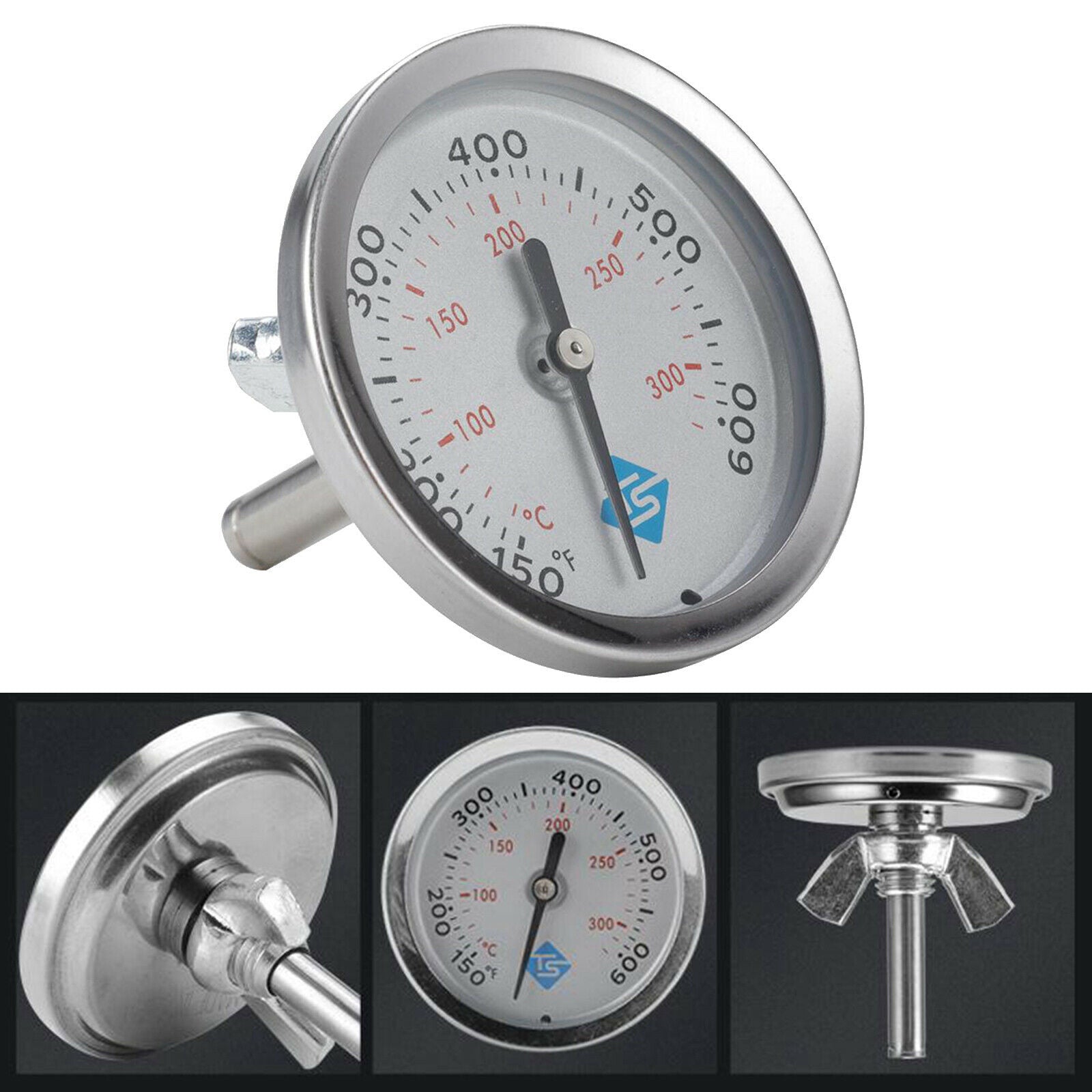 Oven Cooker Thermometer Grill Baking Chef Temperature Gauge for Home Kitchen