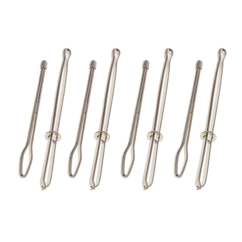 8Pcs Easy Pull Bodkin Threader Tweezers Sewing Machine Insert Elastic Ribbon