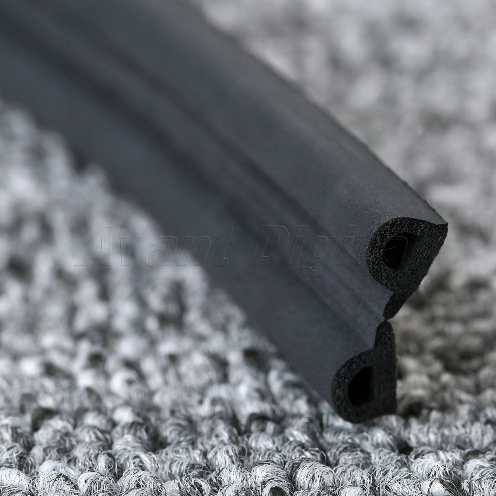 Car Foam Draught Excluder Adhesive Window Door Seal Strip EPDM Rubber 5M P Type