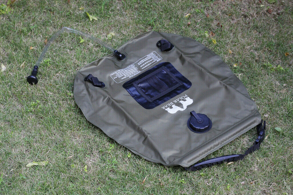 20L / 5 Gallon Energy Shower Bag Outdoor Camping Hiking PVC Hose