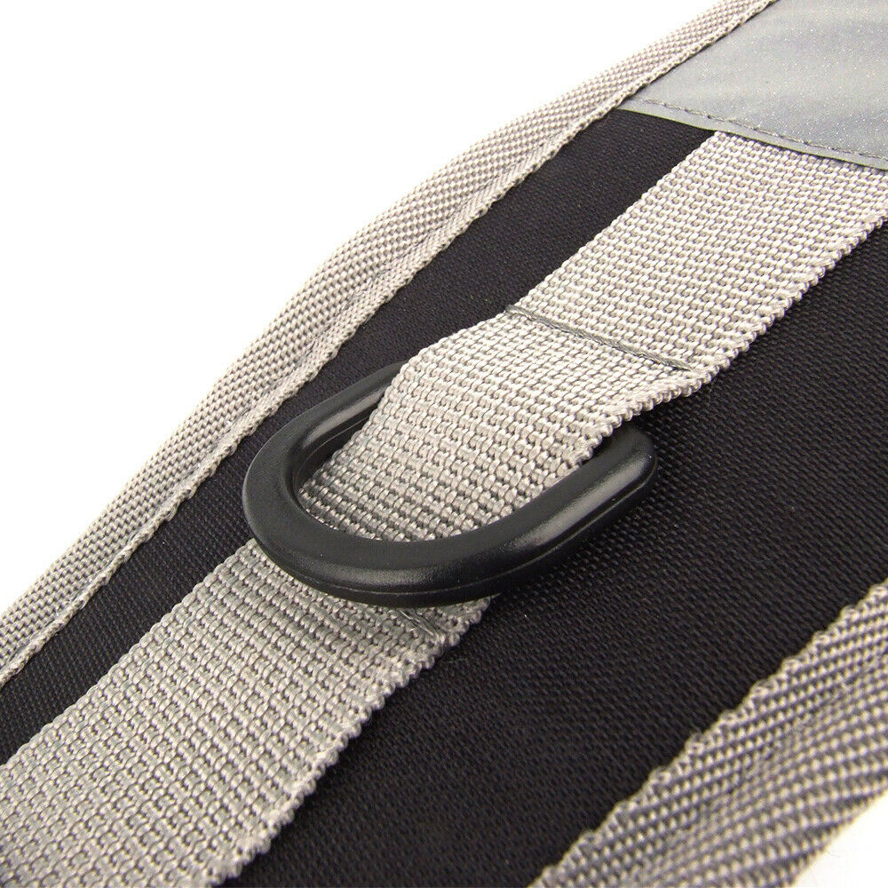 1 Pair of Backpack Rucksack Shoulder Strap Belt Cushions Pad with Buckle Black
