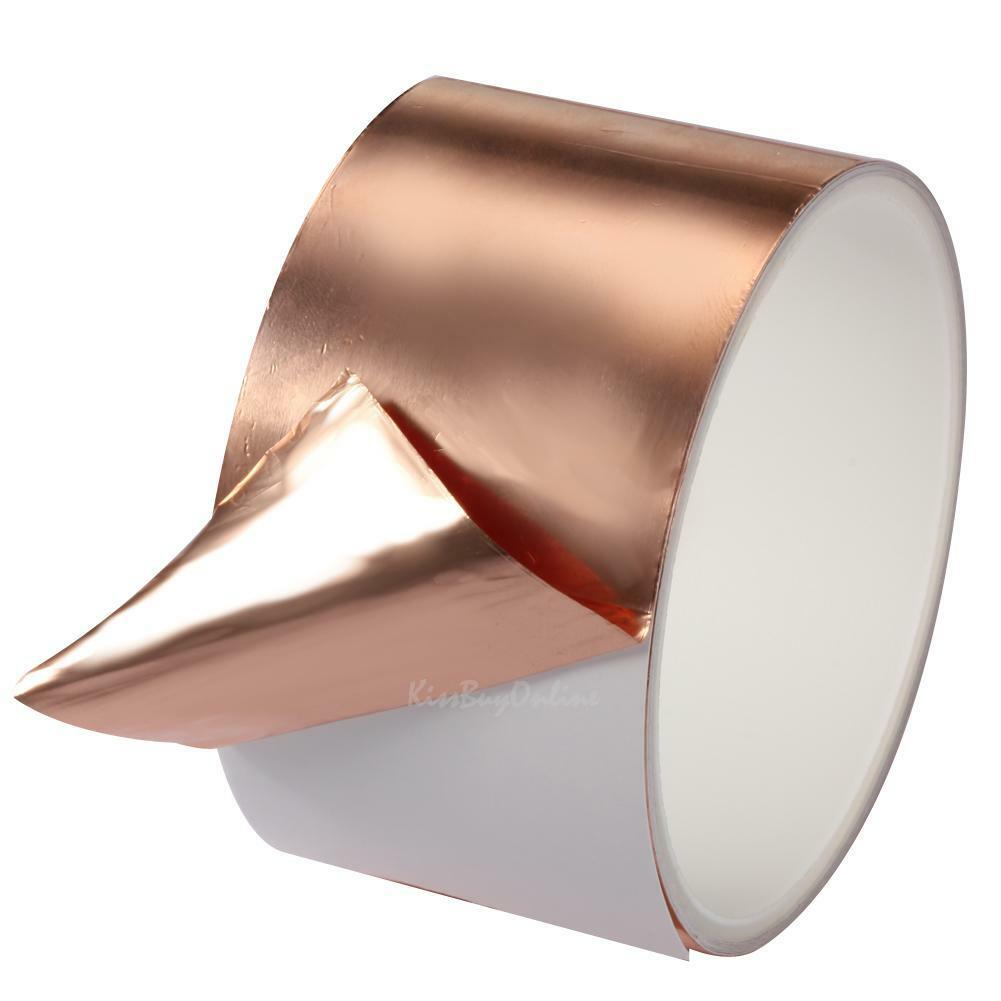 Single Sided 50mm*2m Conductive Adhesive Copper Foil EMI Shield Tape for Guitar