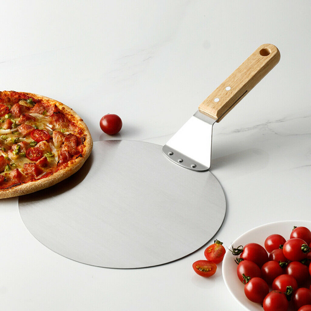 12inch Pizza Peel Paddle with Wood Handle Homemade Pizza Baker Oven BBQ Tool