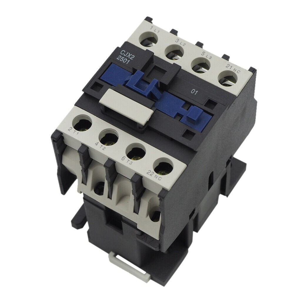 CJX2-2501 AC Contactor Motor 50/60Hz Coil 3-Phase 1NC Replacement 24V