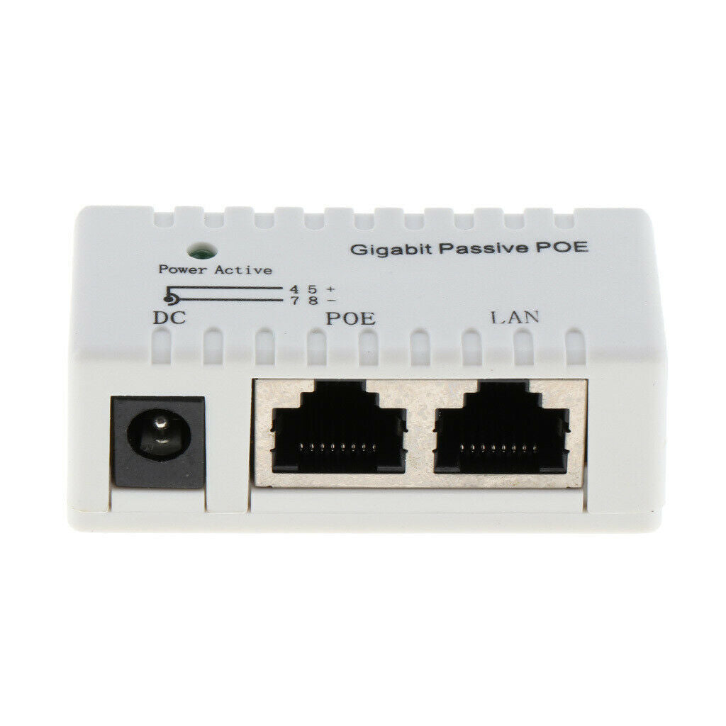 Gigabit Passive POE Power over Ethernet Cable Passive POE Injector Splitter