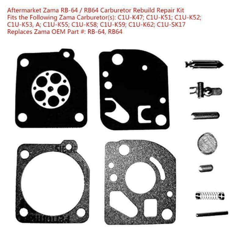 Carburetor Repair/Rebuild Kit Replaces ZAMA RB-64 for Zama C1U Carburetors Echo
