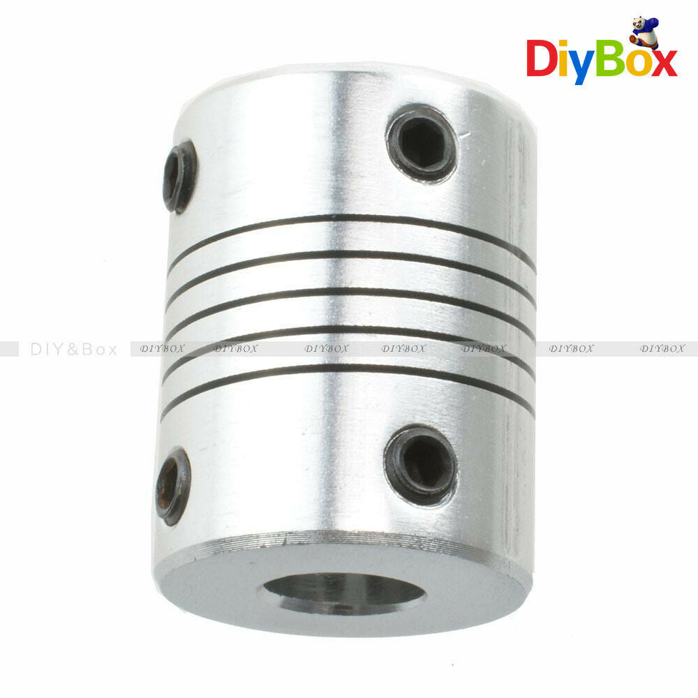 6.35 x 8mm CNC Motor Jaw Shaft Coupler 6.35mm To 8mm Flexible Coupling Gadgets