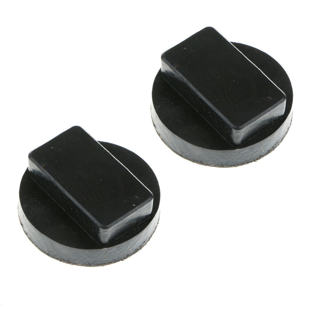 Qty 2 Black Car Jack Lifting Point Pad Adapter For for BMW Mini R50/52/53/55 AF
