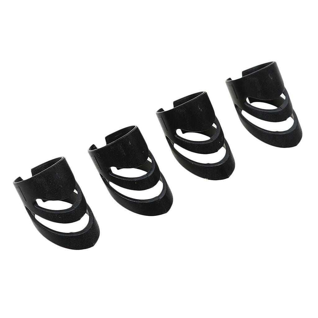 Guitar Accs Fingertip Protection Finger Protection Caps for Bass Ukulele Black L
