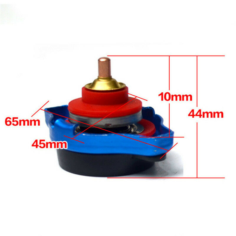 Universal Car Thermost Radiator Cap Cover & Water Temp Gauge Meter 1.1 Bar IBDA