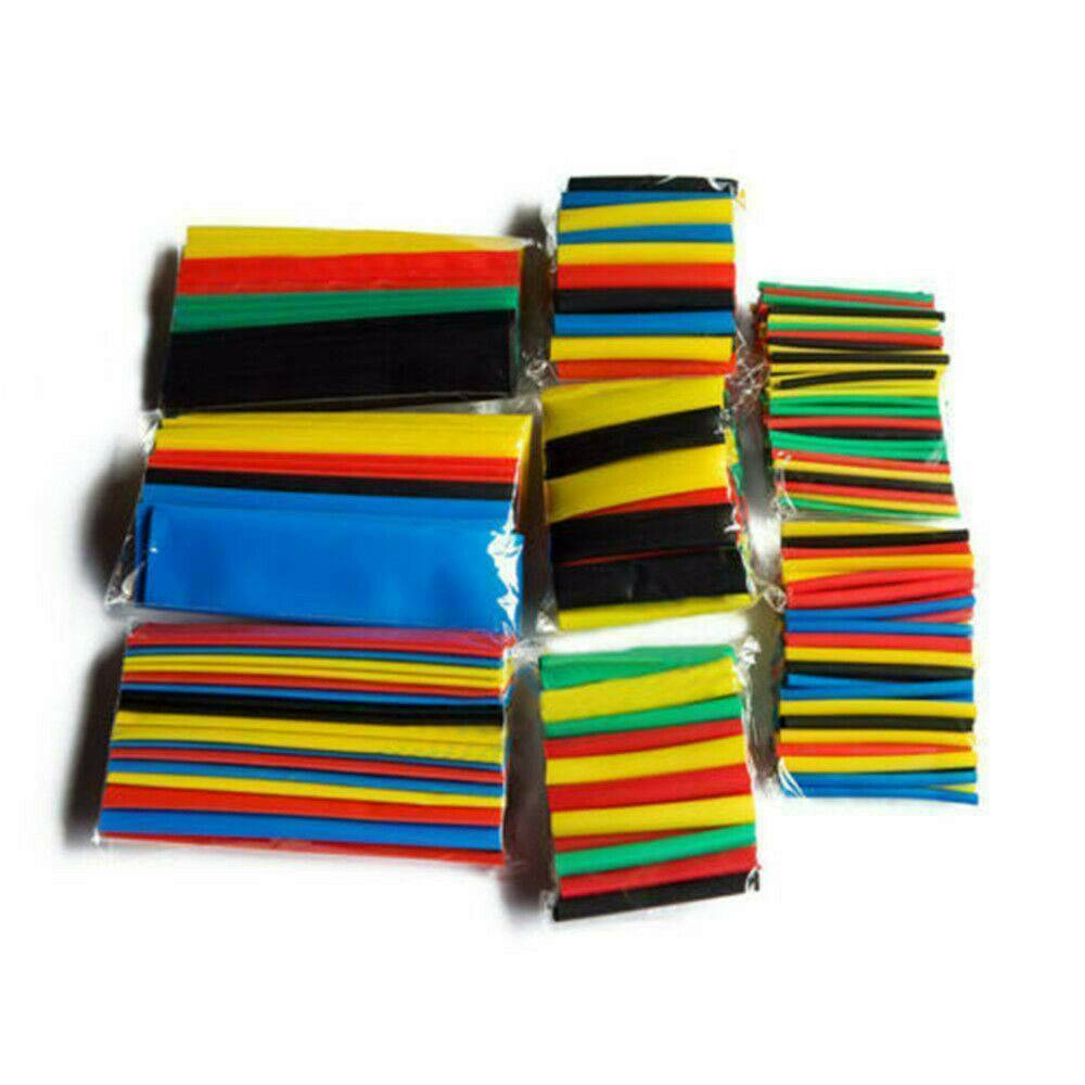 328Pcs Car Assorted Electrical Cable Heat Shrink Tube Tubing Wrap Sleeve Kit Set