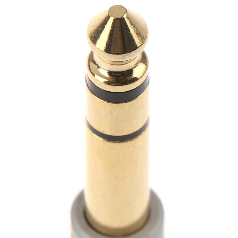 1PCS 6.35mm 1/4" Stereo Male to 3.5mm 1/8" Female Jack Plug Audio Adapter.l8