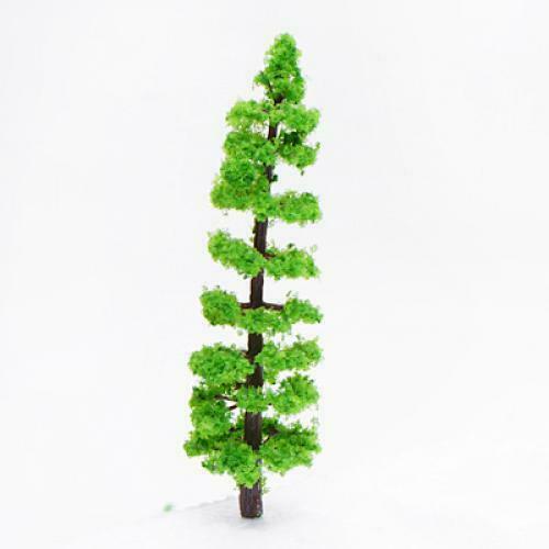 110x Green Mini Fir Trees Trains Micro Landscape SCENERY Layout HO N Z Gauge