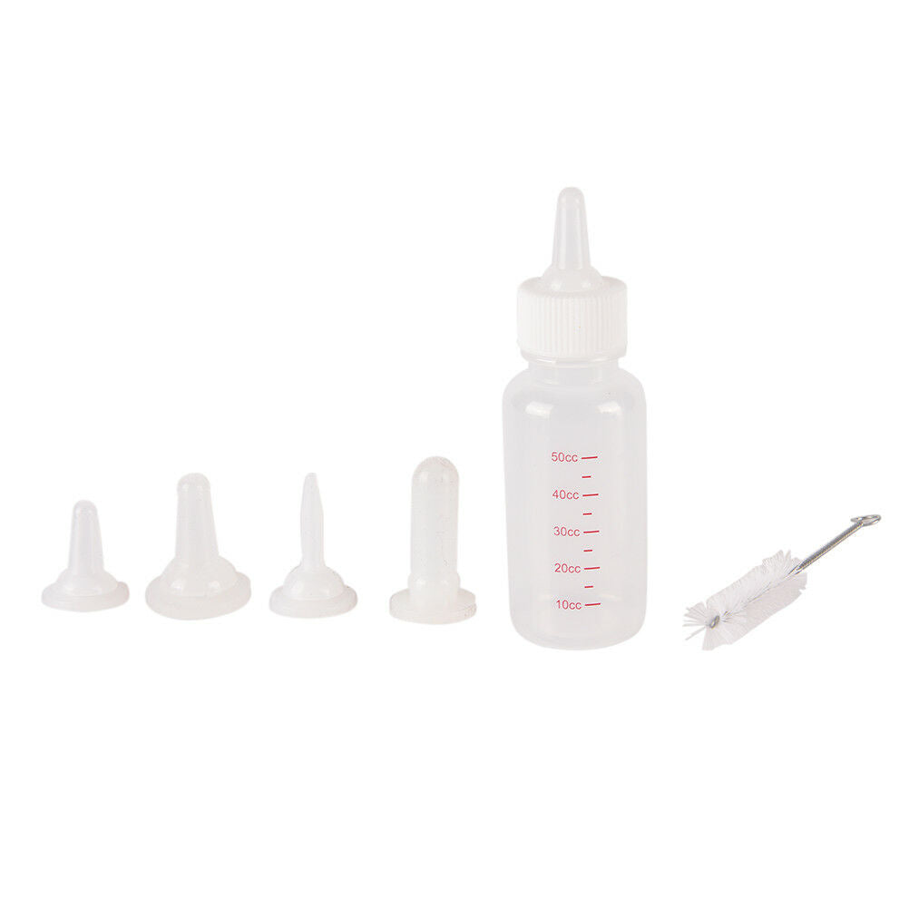 50Cc Pet Small Dog Puppy Cat Kitten Rabbit Care Milk-Nursing Feeding Bottle X_WF