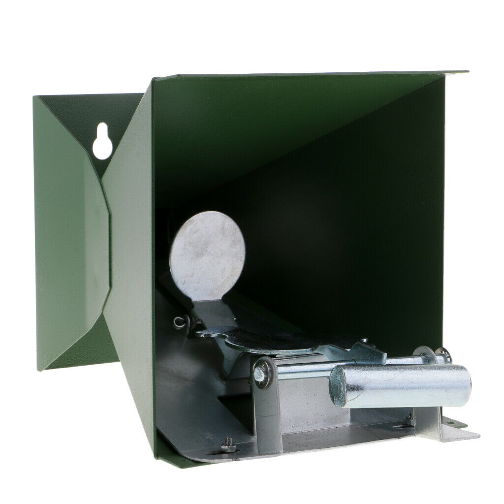 Shooting Resetting Target 2.5mm Heavy Duty Steel Pellet Trap &Target 14x14cm