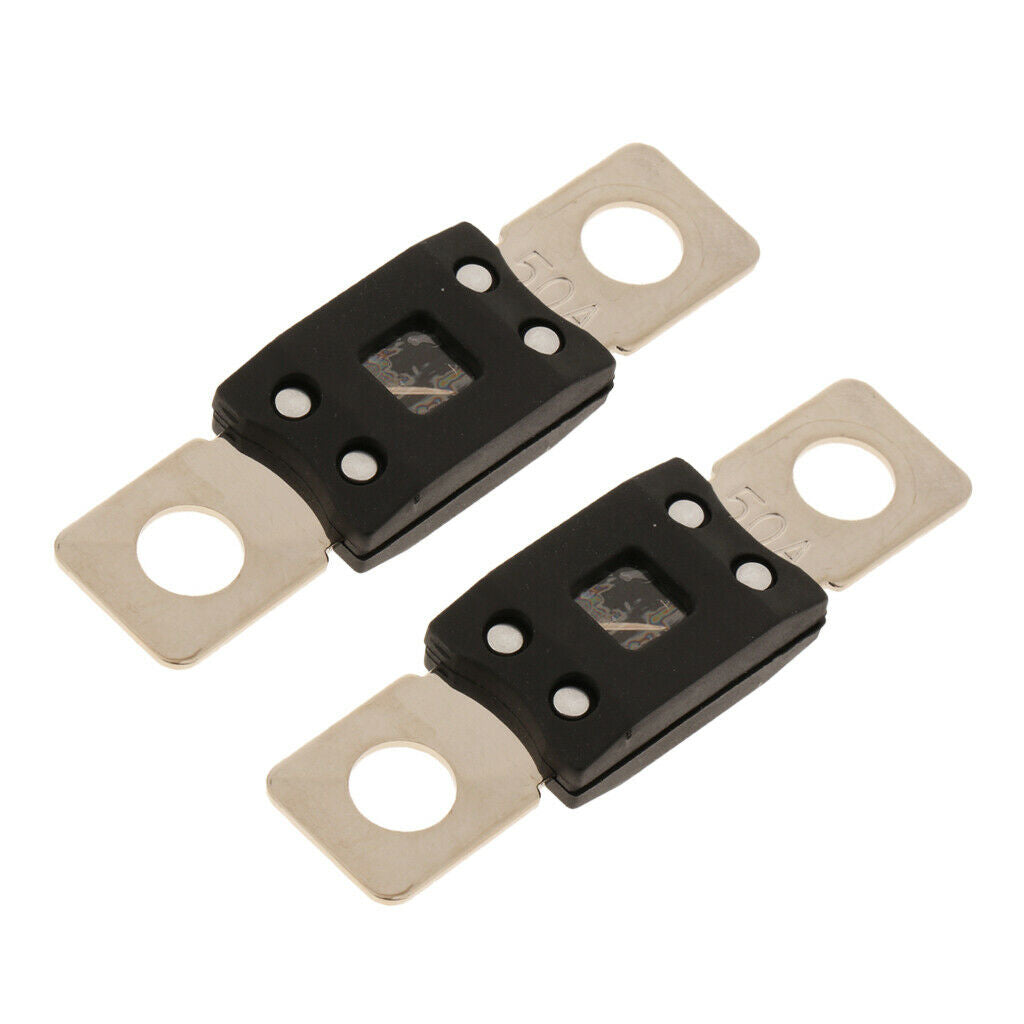 2 Pieces MEGA Bolt-on Fuse 32V/ Flat Type Fuse/Blade Fuse for RV/Yacht 50A