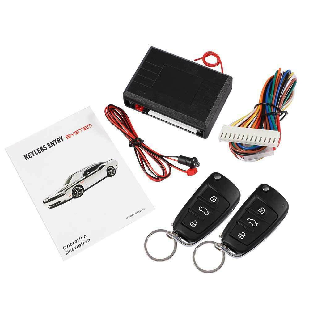 Car Keyless Entry System Set Universal Auto Remote Controller Central Car Door
