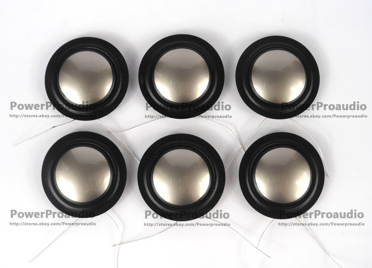 6 pcs Aftermarket 25.4 mm Tweeter Diaphragm Voice coil,1 inch Silk+Titanium