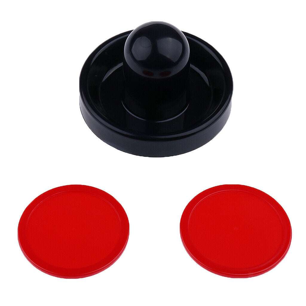 Two Air Hockey Felt Pushers Strikers Goalies Plus - Dark Blue, M