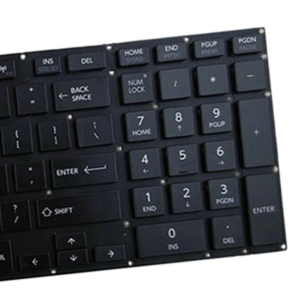 For   Satellite P50 P50t Laptop Keyboard US Backlit White Printing
