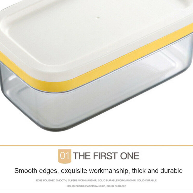2 in 1 Butter Saver Keeper Case Refrigerator Butter Container Storage with Lid
