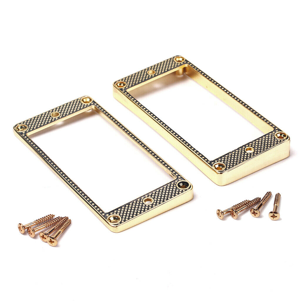 Metal Pickup Mounting  for LP  SG Guitar W/ Screws Golden