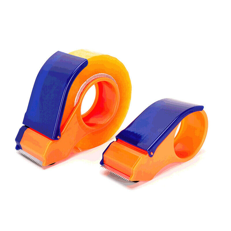2" Width Orange Strength Sealing Apparatus Tape Cutter Tape Dispenser Pac.l8