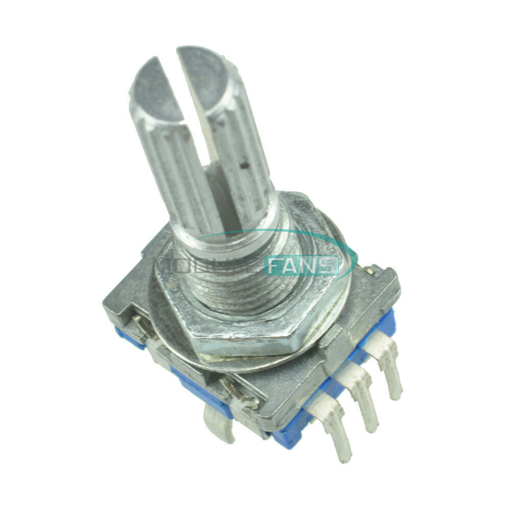 2PCS EC11 Rotary Encoder Audio Digital Potentiometer with Switch Handle 20mm M