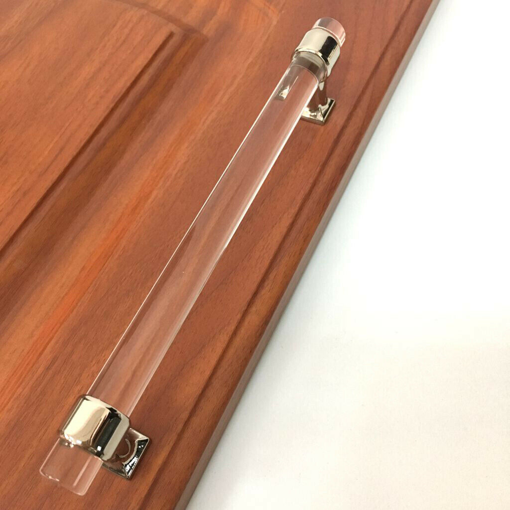 Modern Acrylic Cabinet Drawer Knob Cupboard Wardrob Door Pull Handle 160mm