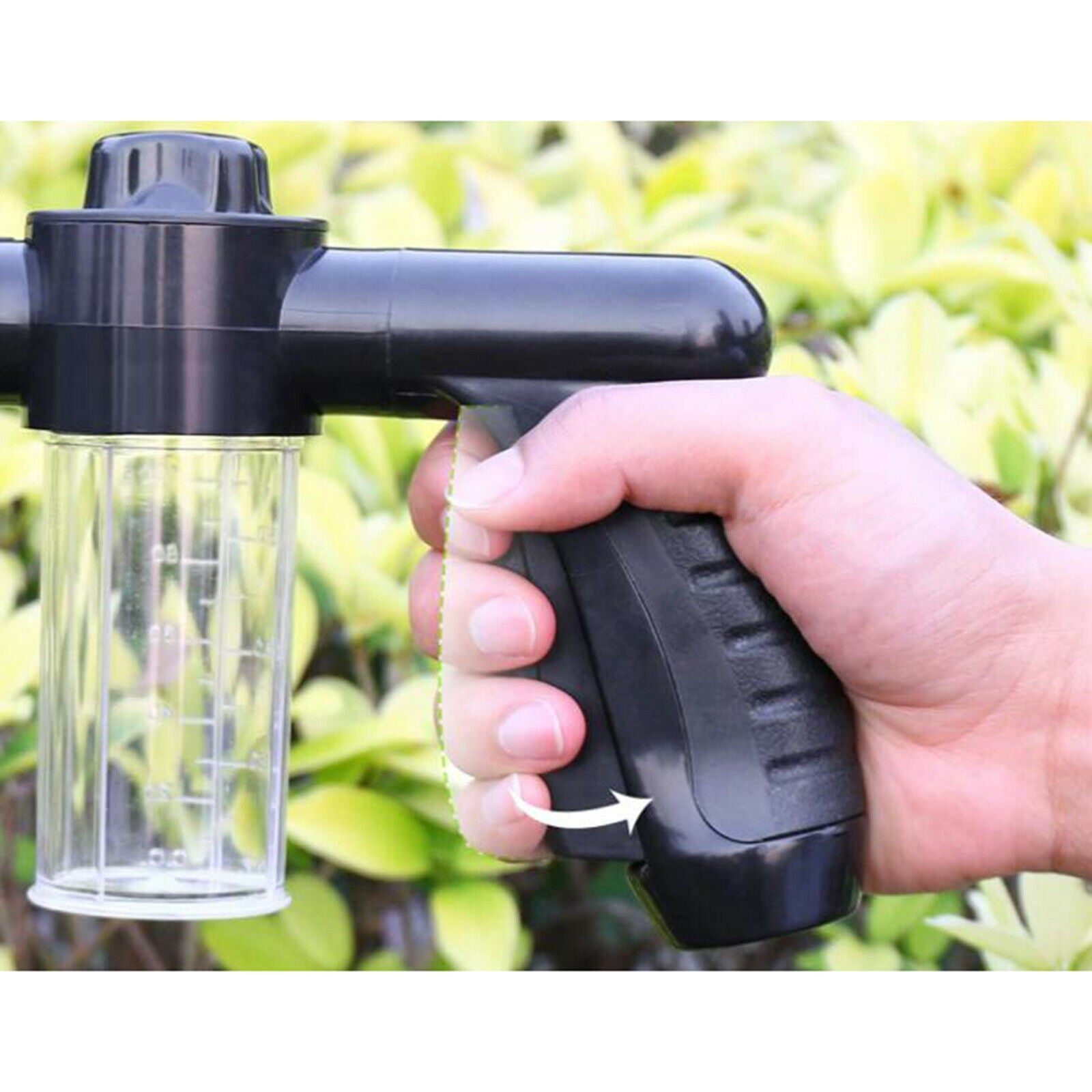 Garden Hose Nozzle Foam Sprayer Water Gun Watering Plants Showering Pet