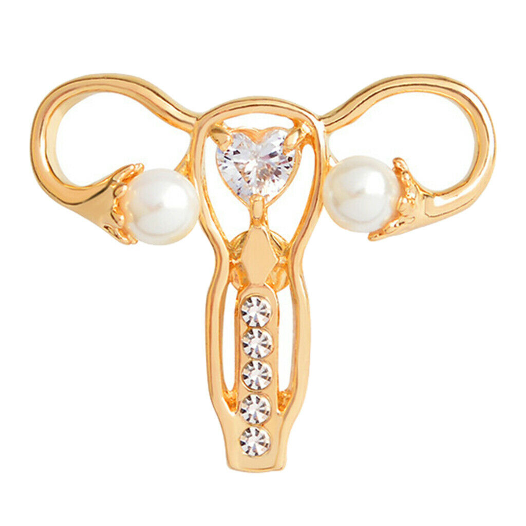 Personality Body Organ Uterus Brooch Badge Lapin Pin Doctor Nurse Gifts