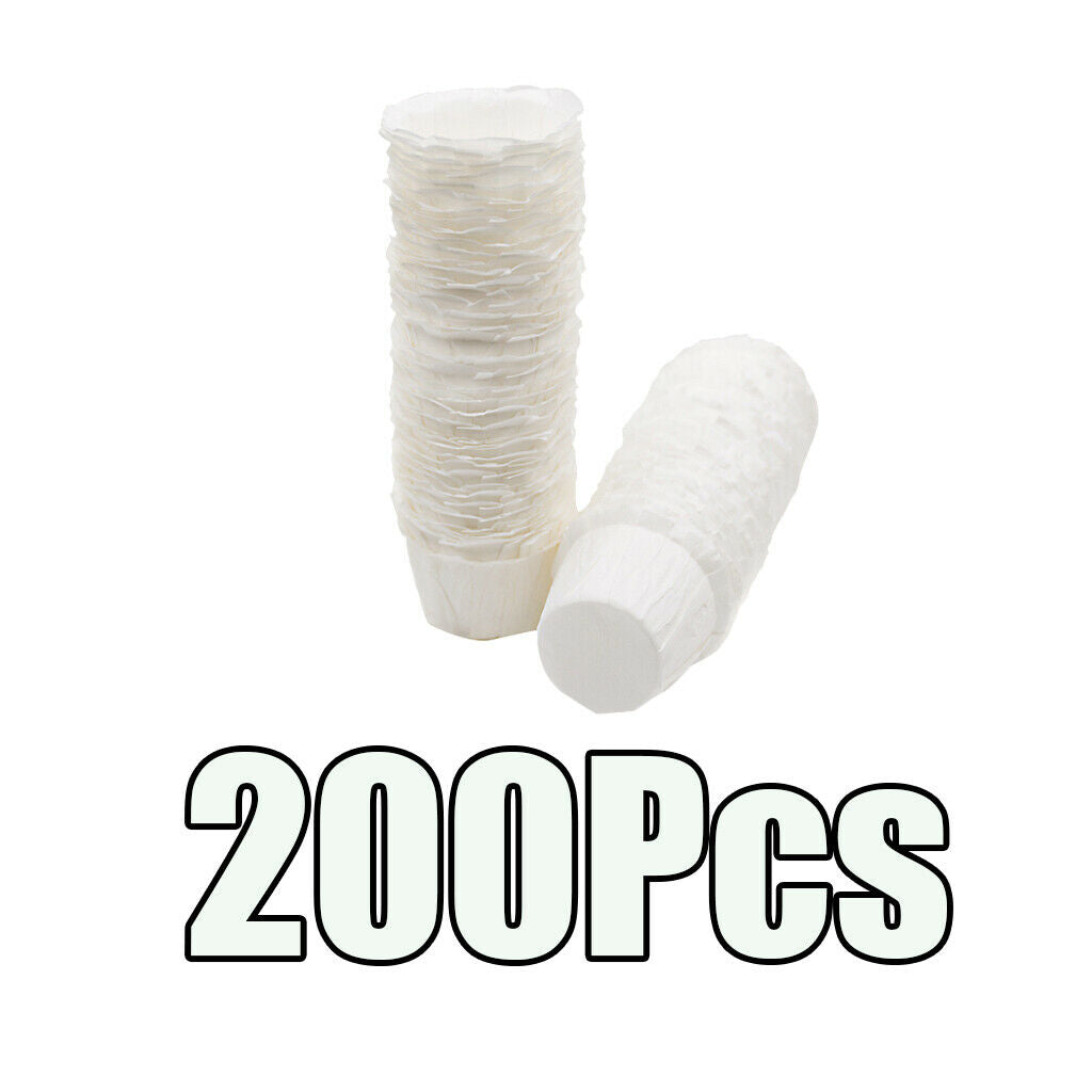 200-pack Disposable Paper Filters for  K Cup Pod Capsules Recyclable