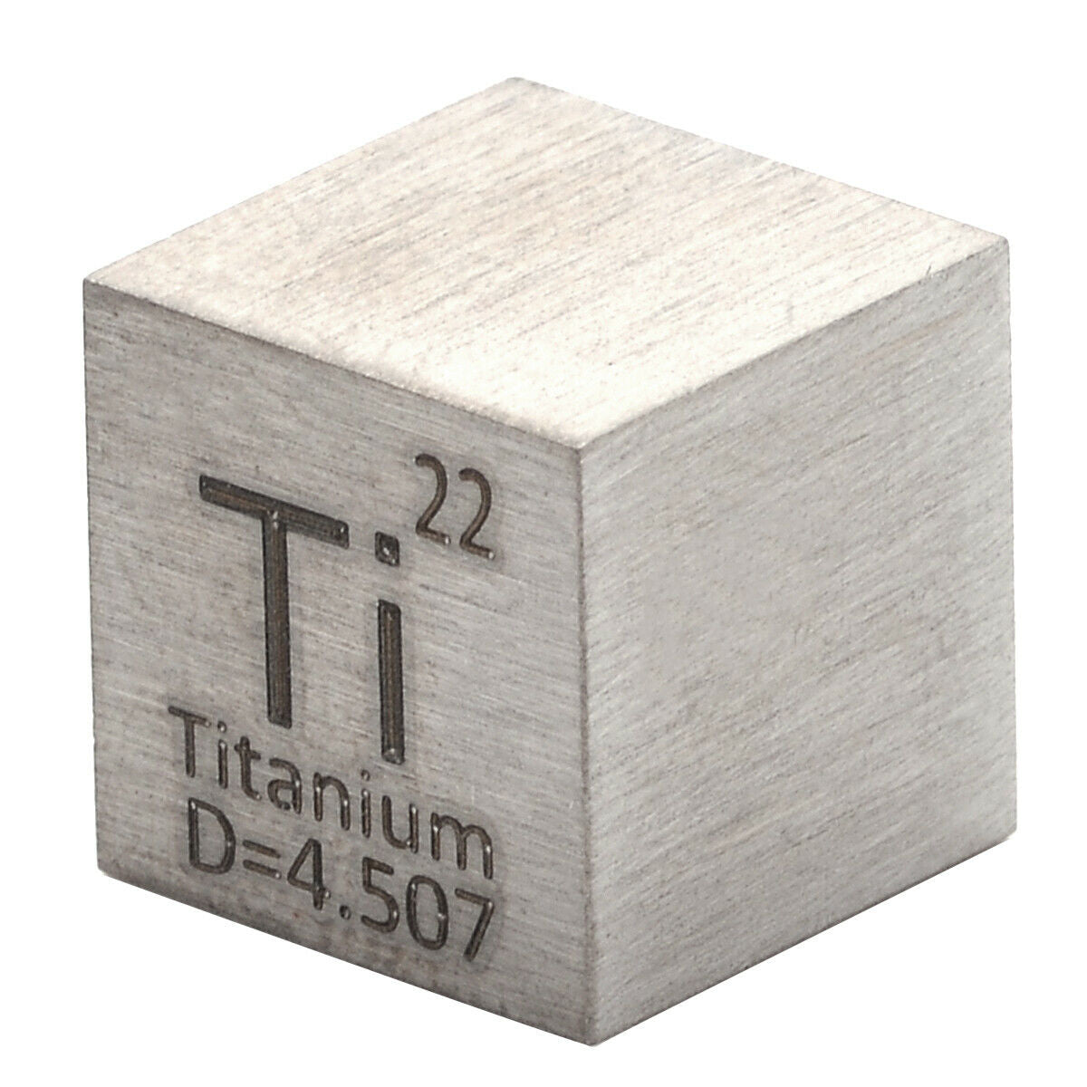 High Purity Titanium Metal 10mm Density Cube 99.95% Pure for Element Collection