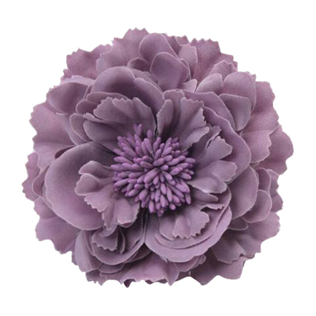 Decorative Flower Curtain Tiebacks Voile Drape Tiebacks Monthly Rose-Purple