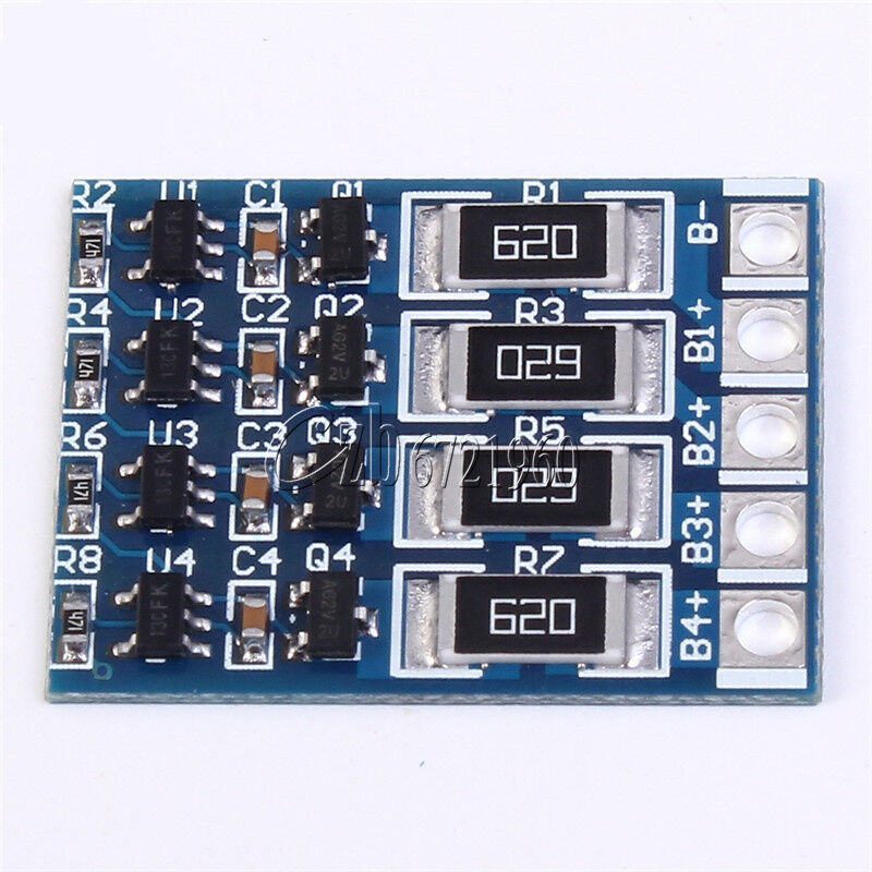 4S 4.2V 68mA 18650 Lithium Battery Charge Balance Protection Board 14.4V 16.8V
