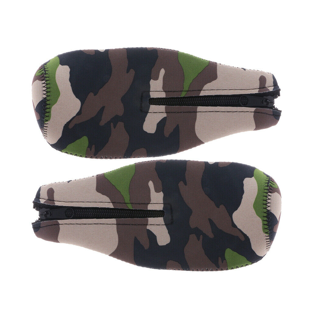 2pcs Camouflage Beer Bottle Cooler Neoprene Beverage Sleeve Holder Favour