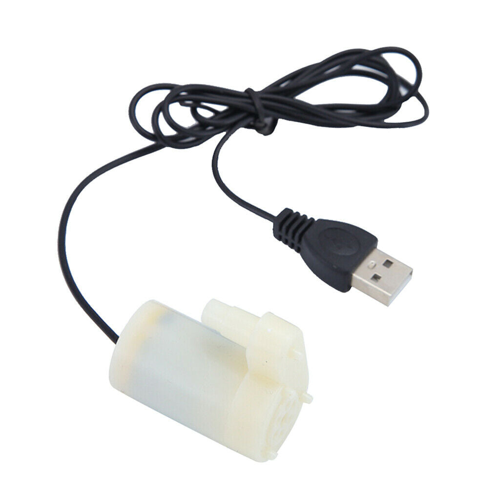 DC 5V USB Pump 1.5-2 L/Min Submersible Water Pumping Aquarium Fish Fountain