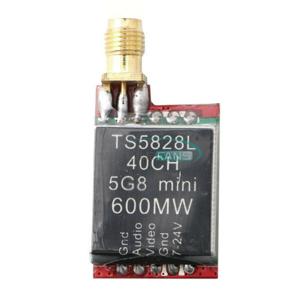 TS5828L TS5828 5.8G 40CH 600mW 190mA/12V Transmitter With RP-SMA Antenna FPV