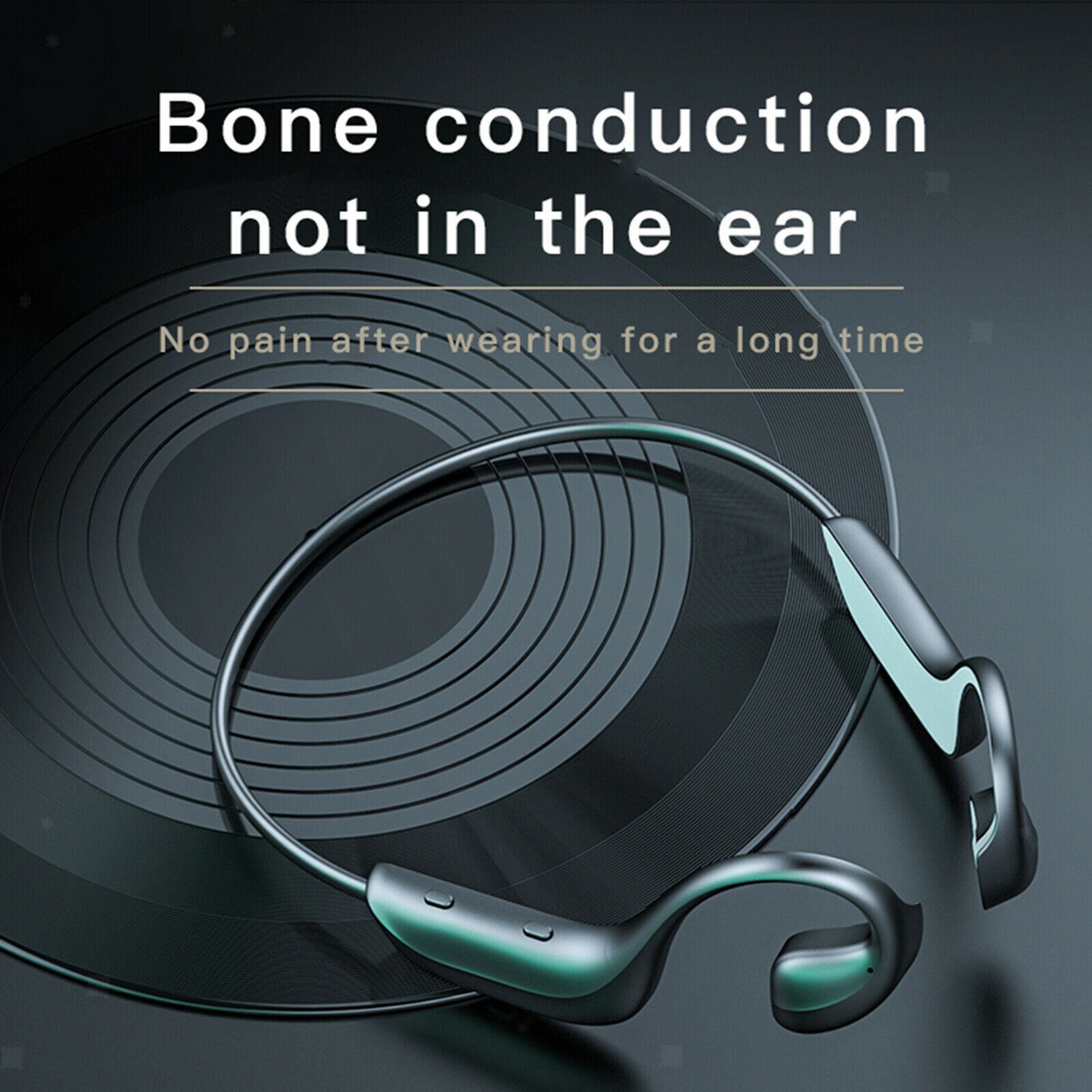 Bone Conduction Headphones Bluetooth 5.1 with Mic for Running Driving Sports