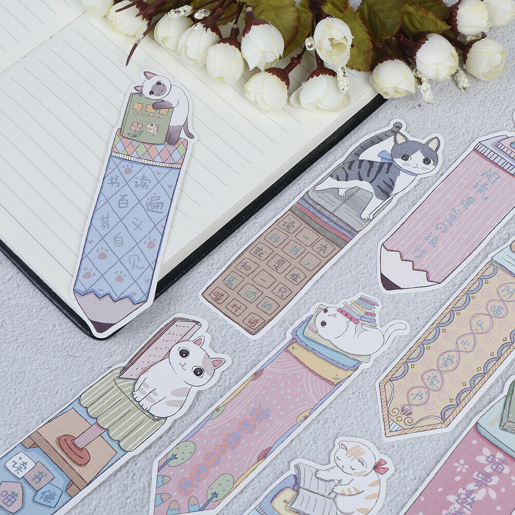 30Pcs/Set Planet Bookmark Message Card Creative Galaxy Paper Bookmark JfJ.l8