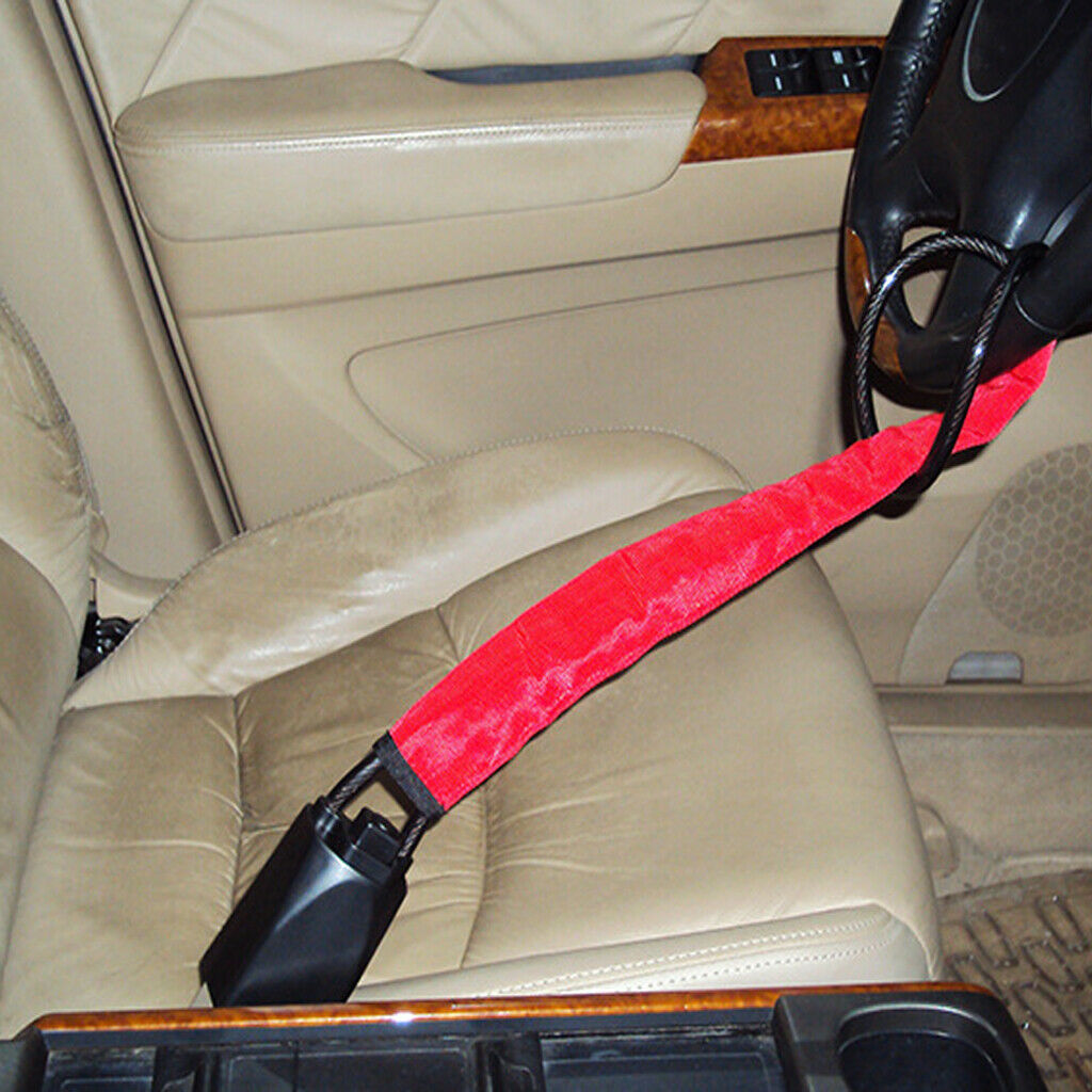 Universal Car Steering Wheel Lock Security Anti Theft Lock Strap Locking