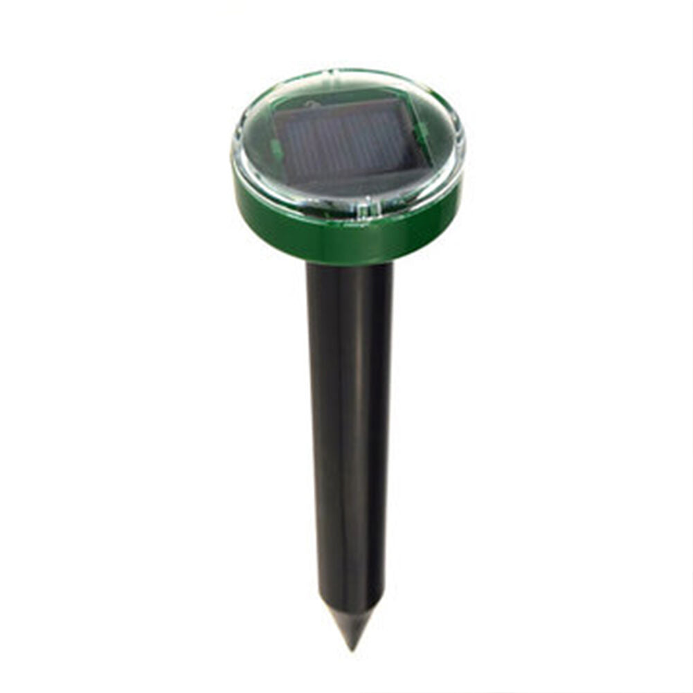 2020 Yard Solar Power Ultrasonic Sonic Mouse Mole Pest Rodent Repeller Repellent