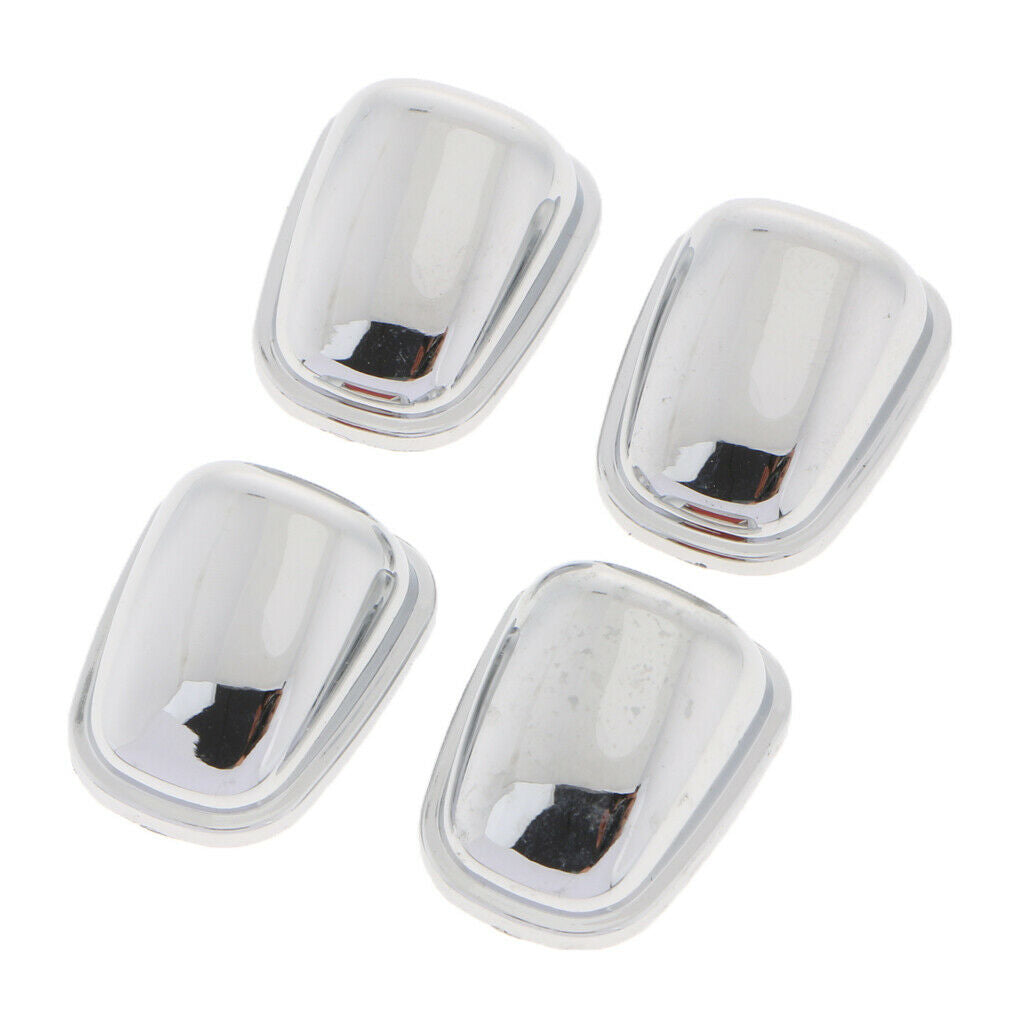 Car WindShield Washer Water Spray Jet Nozzle Cover Chrome Protective Case