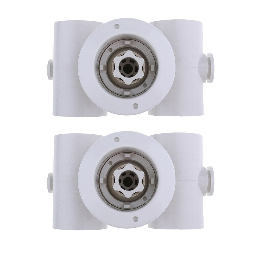 2x ABS Massage Nozzle Swimming Pool River Spas Jet Massage Nozzle Big Power Jet
