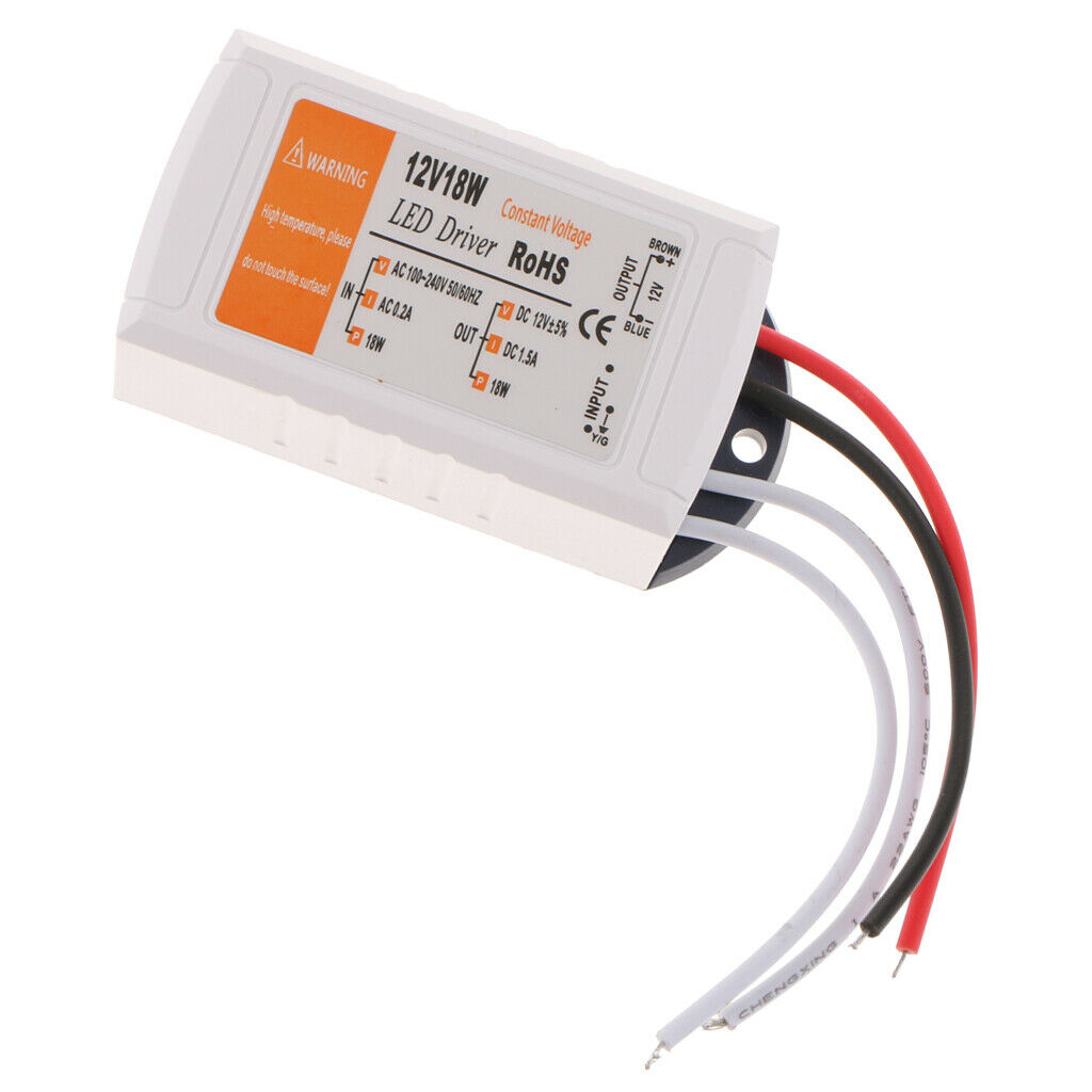 Outdoor LED Transformer , LED Driver to 12V DC Output , for LED Light 18W