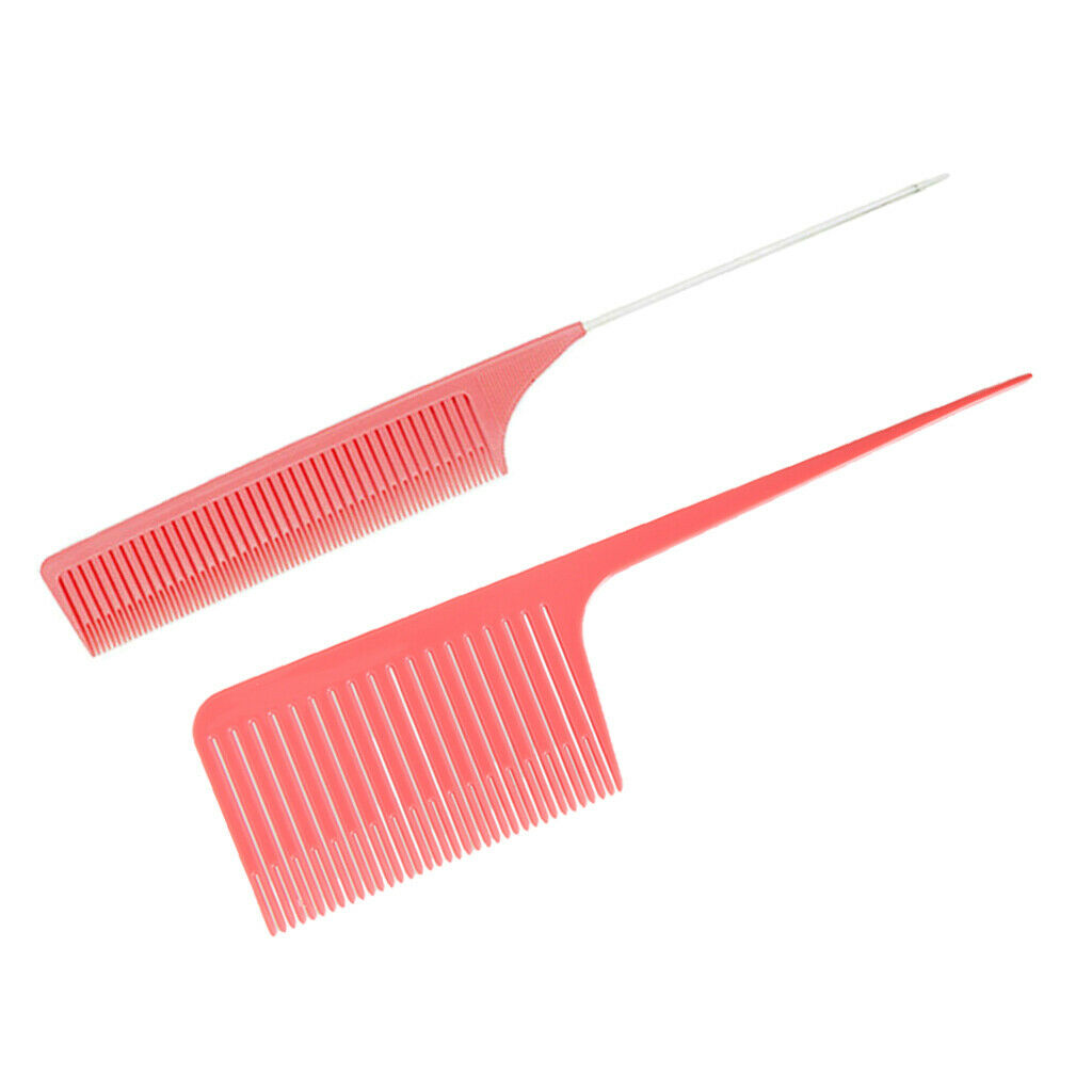 New Fine&Wide Weaving Highlight Foiling Hair Combs for Salon Dyeing Comb