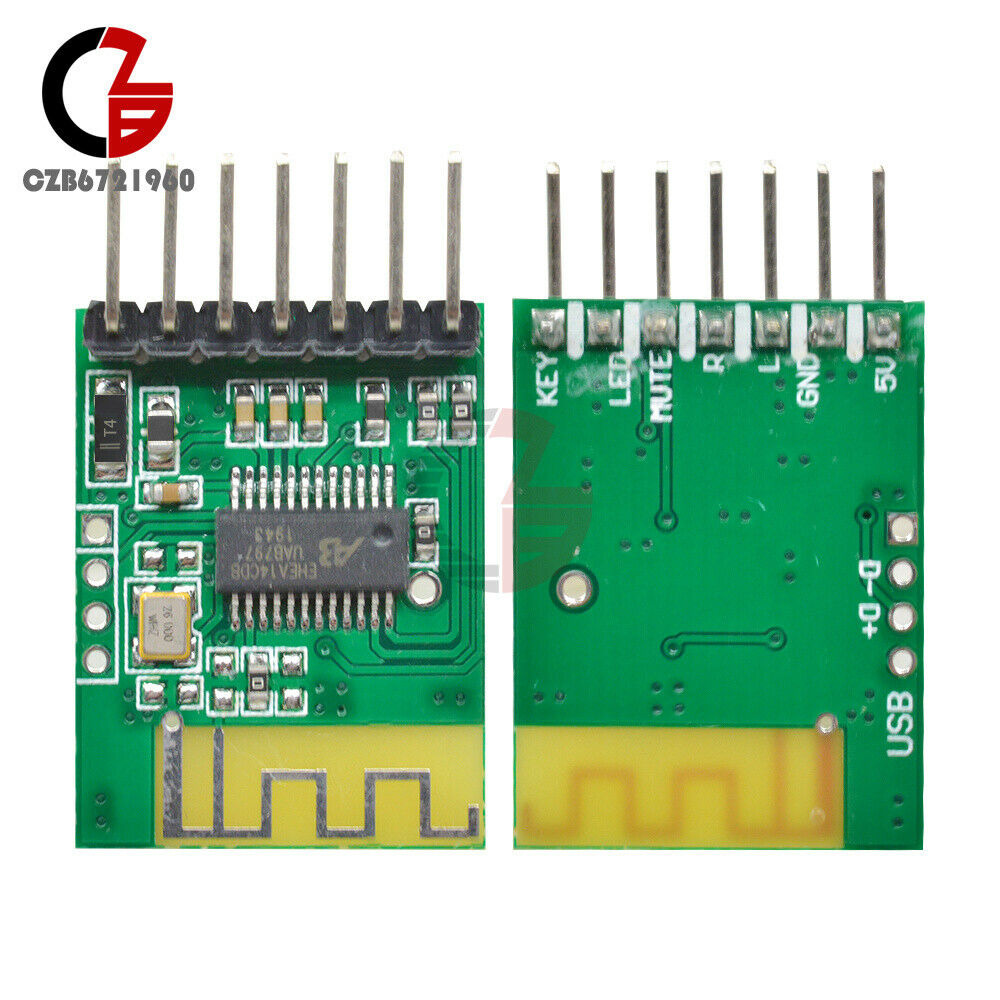 Bluetooth 4.0 Audio Receiver Template Stereo Power Amplifier 5V Modified Module