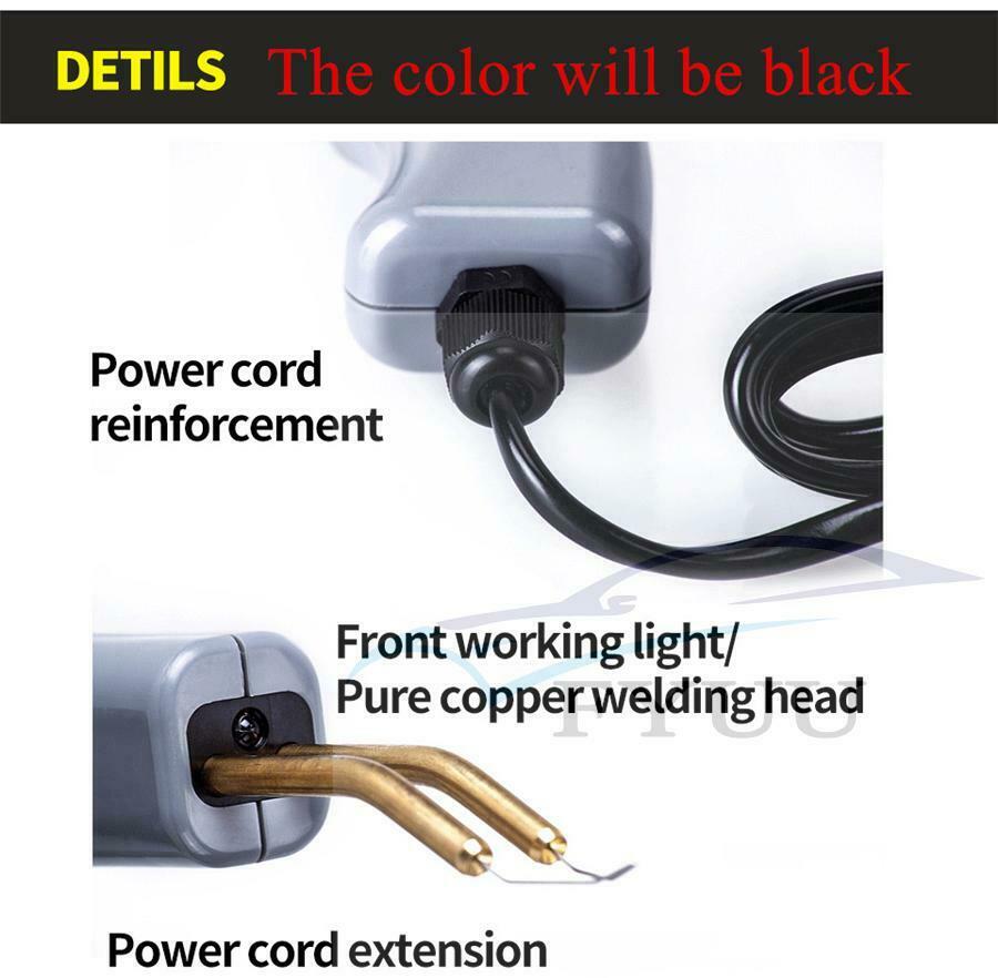 Car Bumper 220V Stapler Plastic Welding Torch Fairing Body Tool Repair Staples