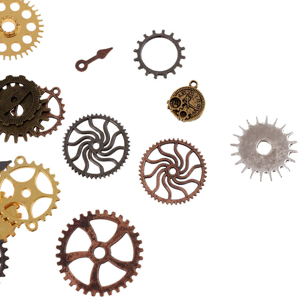 Steampunk Set 100g Wheels Jewellery Gears Watch Parts DIY Craft Arts