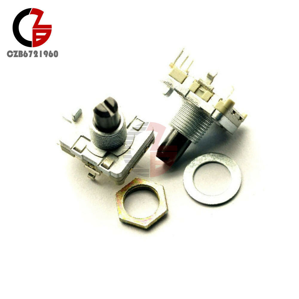 2PCS Rotary encoder with switch EC16 Audio digital potentiometer handle 15mm